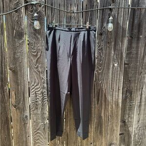 Susan Graf by Bogner Black High Rise Slim Fit Techno Trouser Pants Size 8